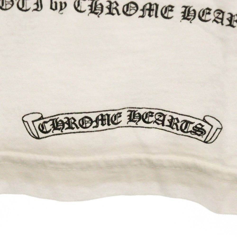 CHROME HEARTS(クロムハーツ) CH FOTI フォティ 両面プリント クルーネック 半袖tシャツ ホワイト