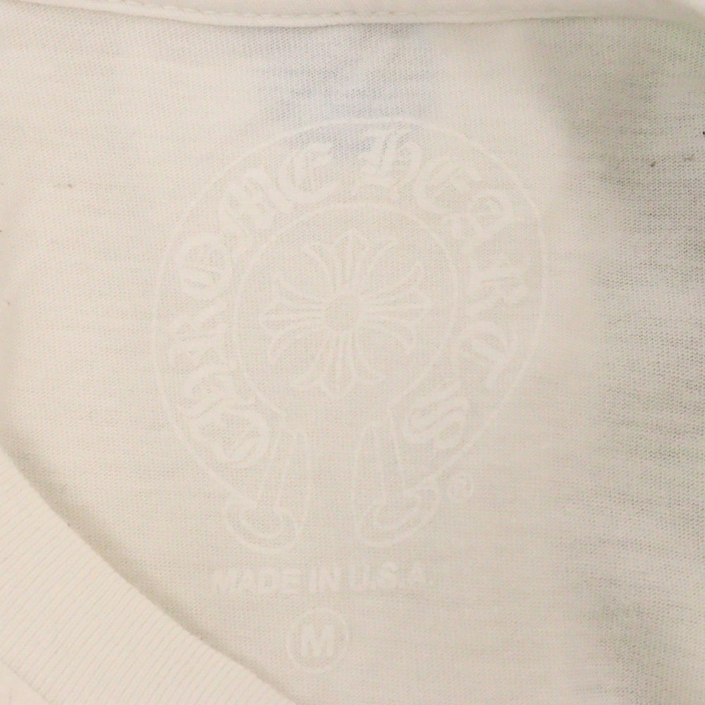 CHROME HEARTS(クロムハーツ) CH FOTI フォティ 両面プリント クルーネック 半袖tシャツ ホワイト