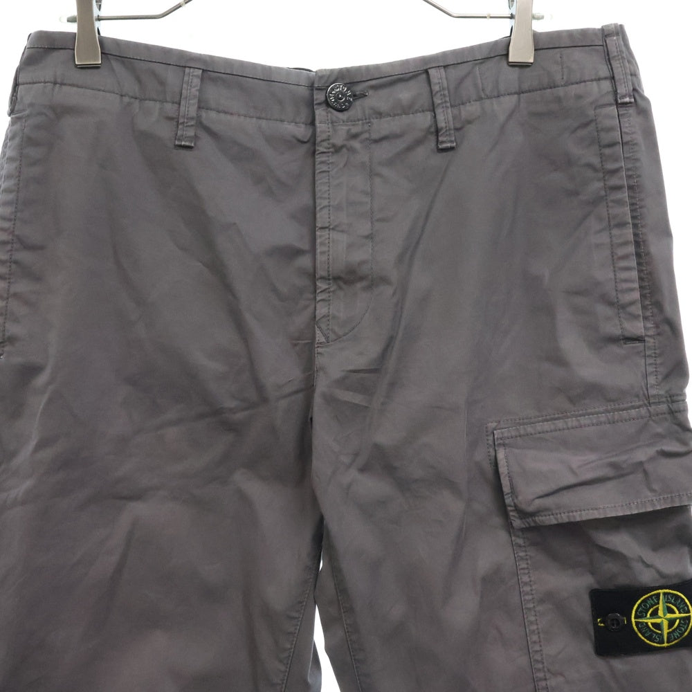 STONE ISLAND(ストーンアイランド) 21SS Pocket Cargo Pants ロゴワッペン付 カーゴパンツ グレー 741531419