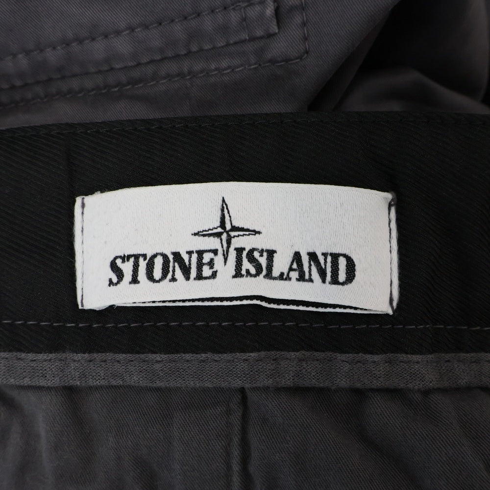 STONE ISLAND(ストーンアイランド) 21SS Pocket Cargo Pants ロゴワッペン付 カーゴパンツ グレー 741531419