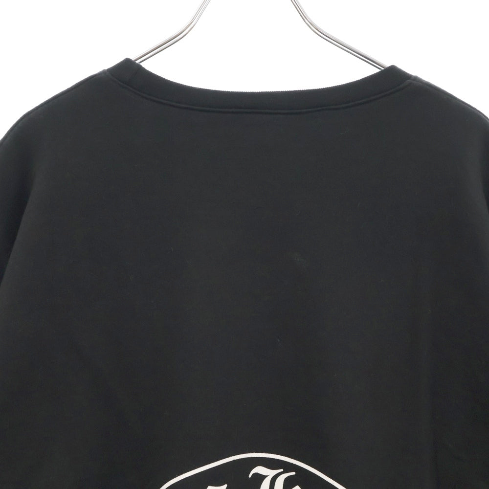 CHROME HEARTS(クロムハーツ) Horseshoe L/S Sweatshirt ホースシュープリント 袖フローラル スウェット ブラック