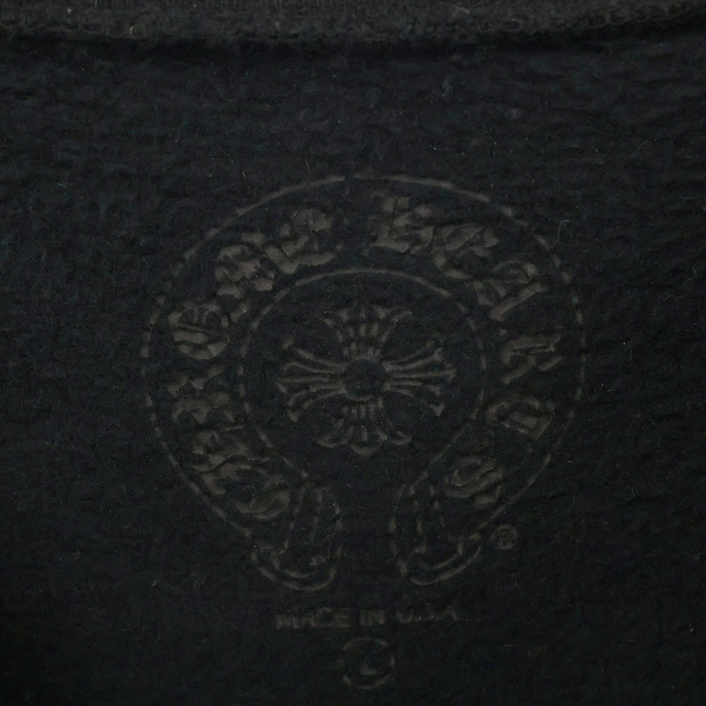 CHROME HEARTS(クロムハーツ) Horseshoe L/S Sweatshirt ホースシュープリント 袖フローラル スウェット ブラック