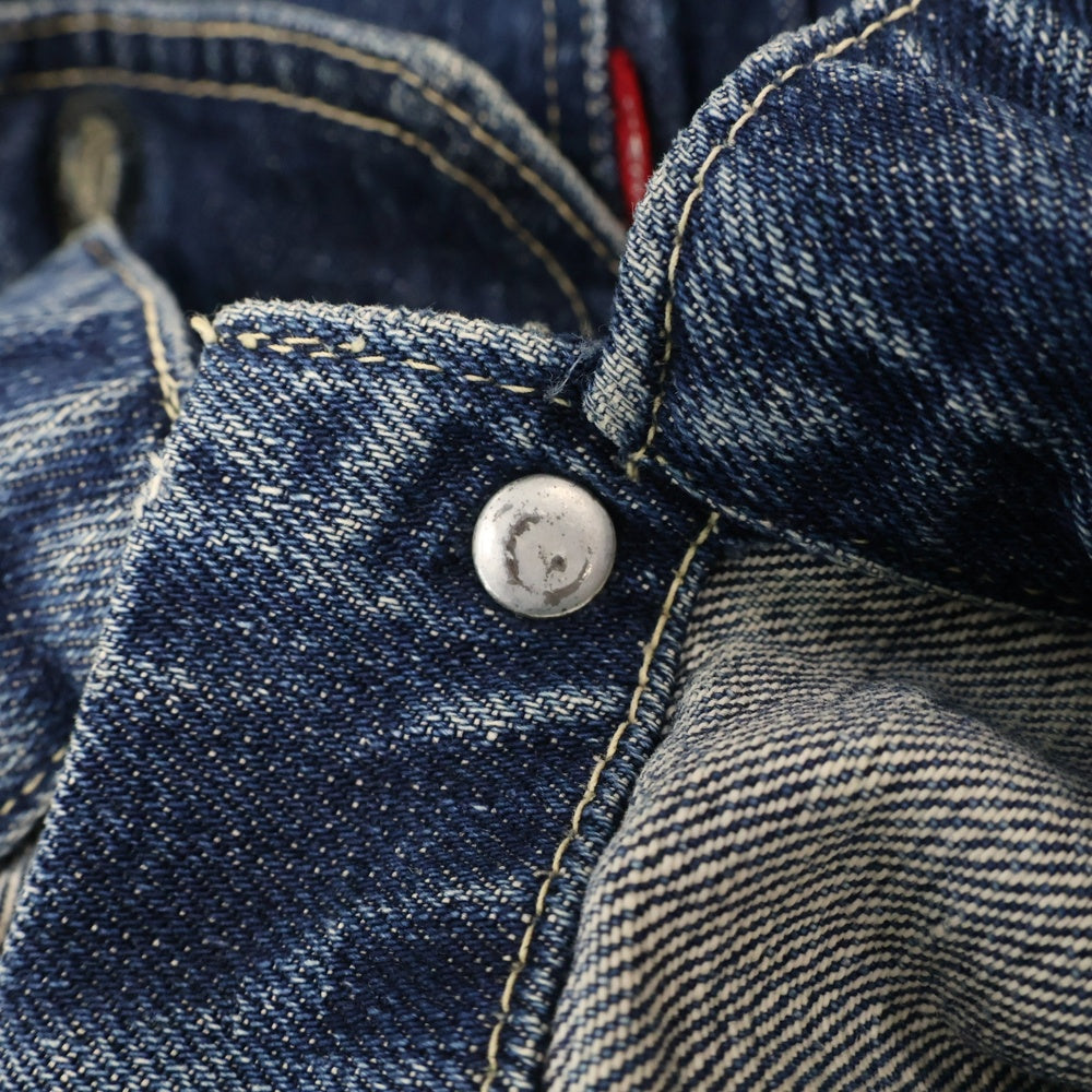 Levi's(リーバイス) 40s VINTAGE 1st 506XX 46MODEL 片面タブ BIG E ボタン裏刻無刻印 針刺しバックルバック ヤスリバックル デニムジャケット インディゴ