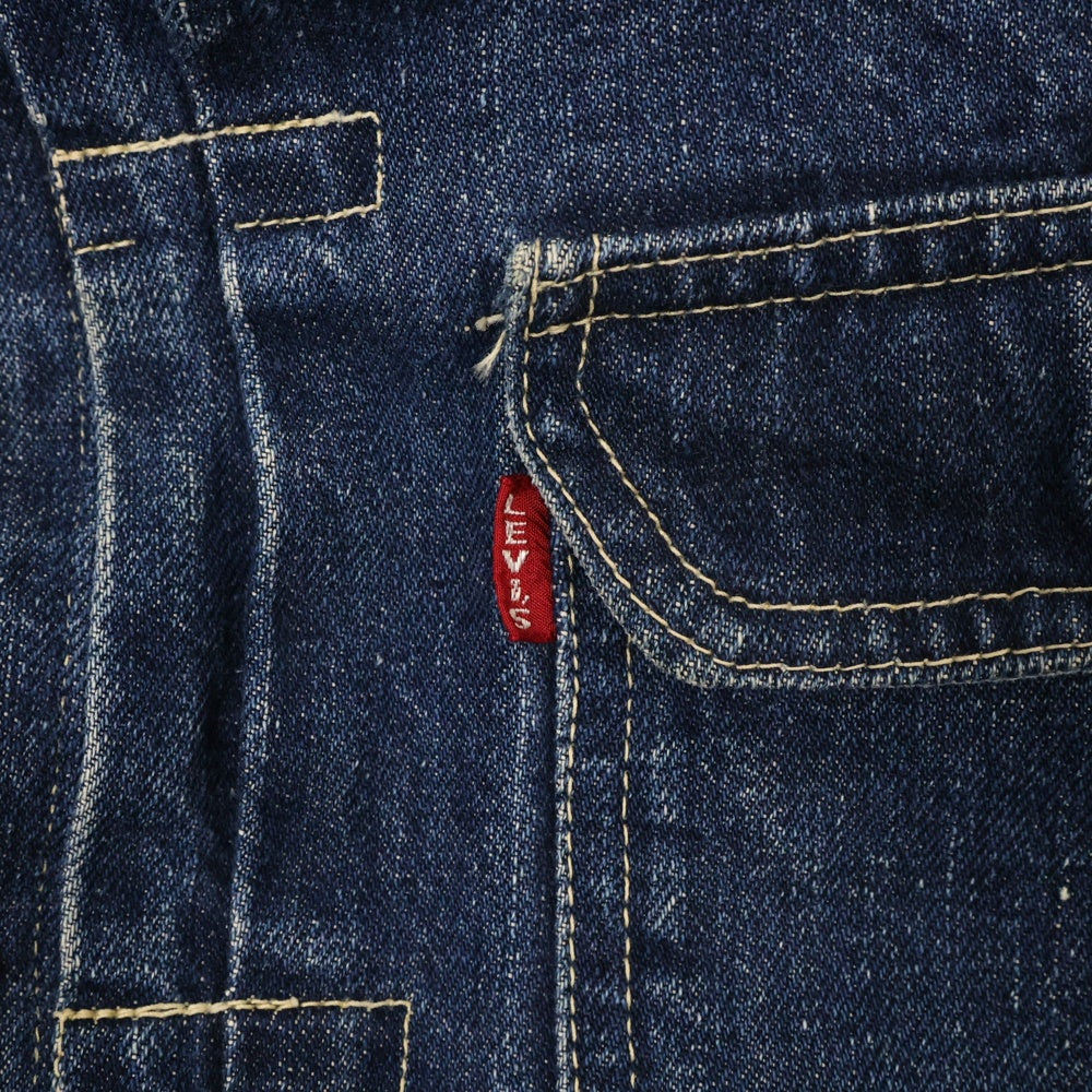 Levi's(リーバイス) 40s VINTAGE 1st 506XX 46MODEL 片面タブ BIG E ボタン裏刻無刻印 針刺しバックルバック ヤスリバックル デニムジャケット インディゴ