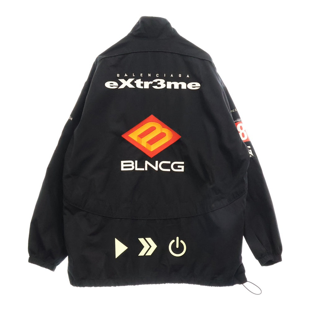 BALENCIAGA(バレンシアガ) 21AW Gamer Track Jacket オーバーサイズ トラックジャケット ブラック 663153 TIM39