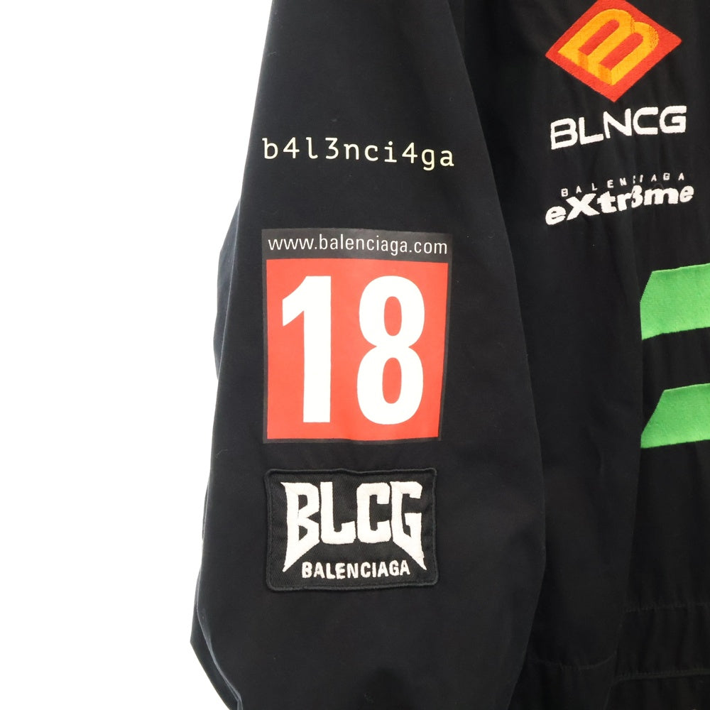 BALENCIAGA(バレンシアガ) 21AW Gamer Track Jacket オーバーサイズ トラックジャケット ブラック 663153 TIM39