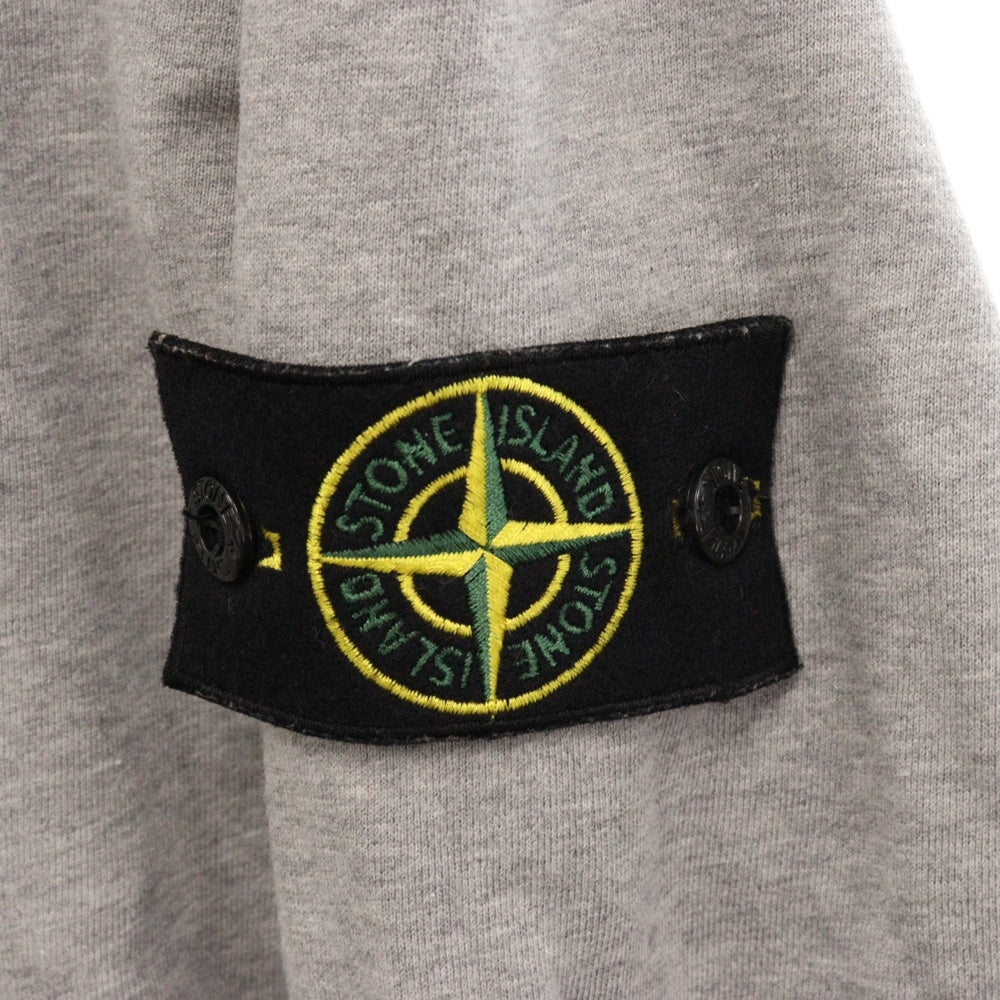 STONE ISLAND(ストーンアイランド) ロゴワッペン付き プルオーバー パーカー グレー 721564151