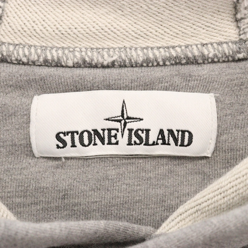 STONE ISLAND(ストーンアイランド) ロゴワッペン付き プルオーバー パーカー グレー 721564151