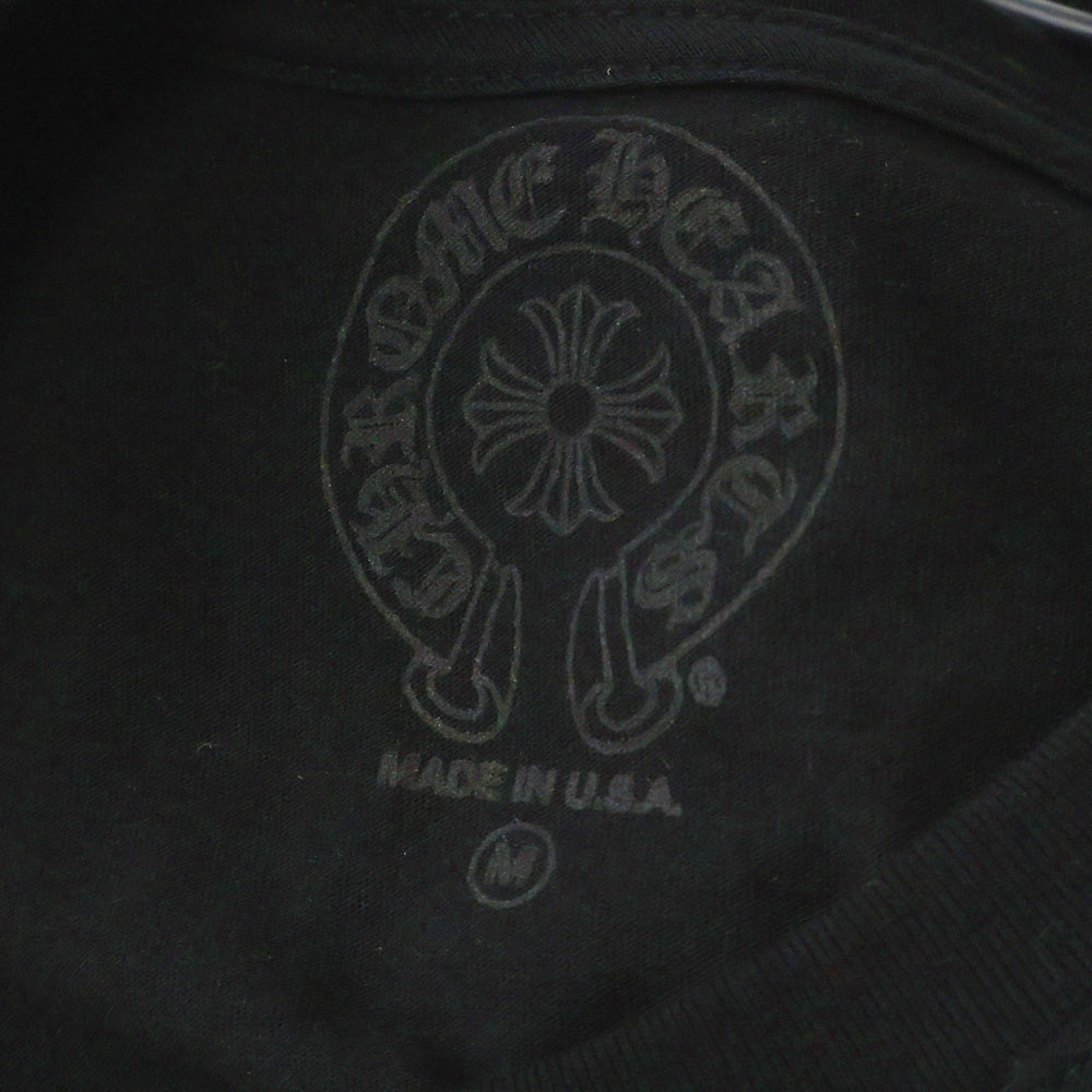 CHROME HEARTS(クロムハーツ) CH L/S 1 FOTI フォティ バックプリント 袖ロゴ 長袖 Tシャツ ブラック