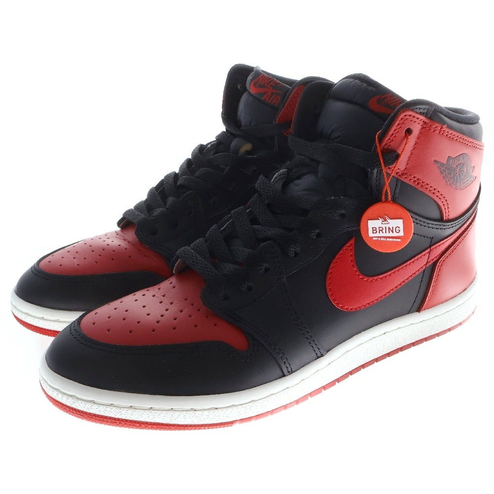 NIKE(ナイキ) AIR JORDAN 1 HIGH 85 BRED 2025 HV6674-067 エアジョーダン 1 ブレッド ハイカットスニーカー US10/28cm レッド/ブラック
