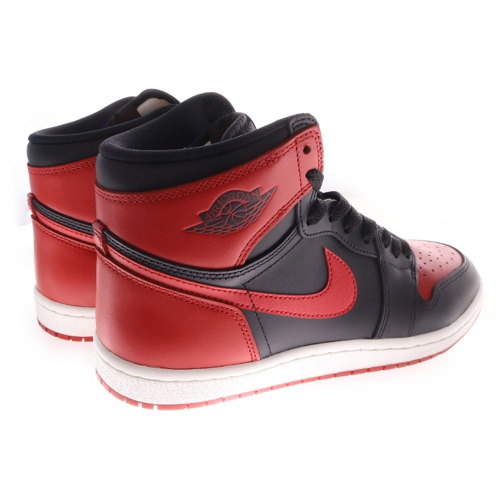 NIKE(ナイキ) AIR JORDAN 1 HIGH 85 BRED 2025 HV6674-067 エアジョーダン 1 ブレッド ハイカットスニーカー US10/28cm レッド/ブラック