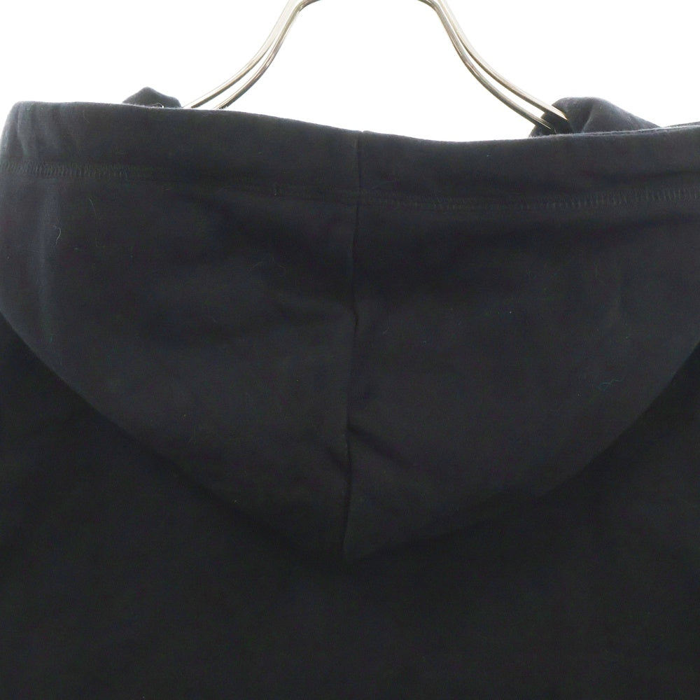 DSQUARED2(ディースクエアード) 22AW Mini ICON Zip Hoodie フロントロゴプリント ジップアップパーカー ブラック S79HG0007 S25516
