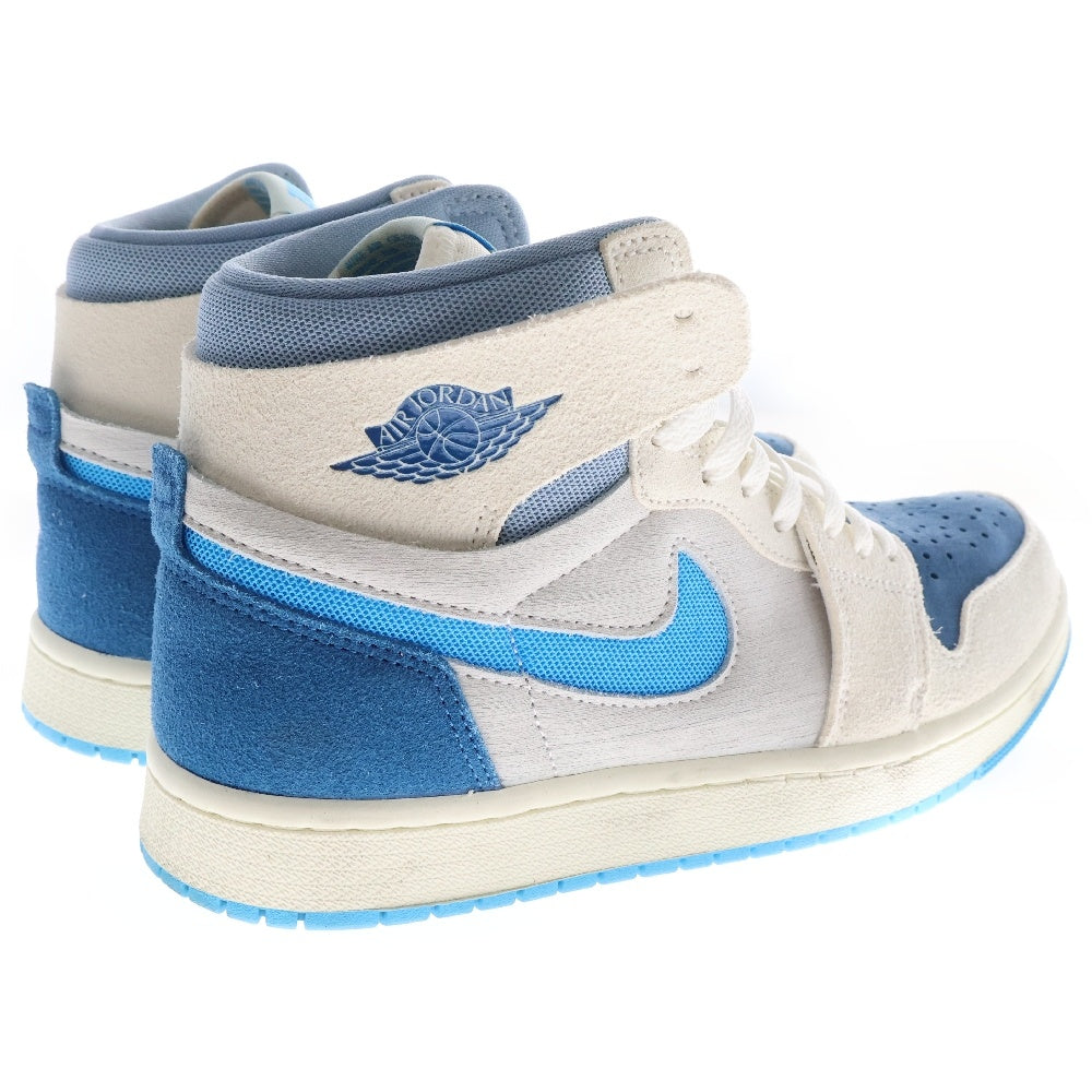 NIKE(ナイキ) AIR JORDAN 1 ZOOM CMFT DV1307-104 エア ジョーダン 1 ズーム エア コンフォート ハイカットスニーカー ライトブルー/ホワイト US8/26cm