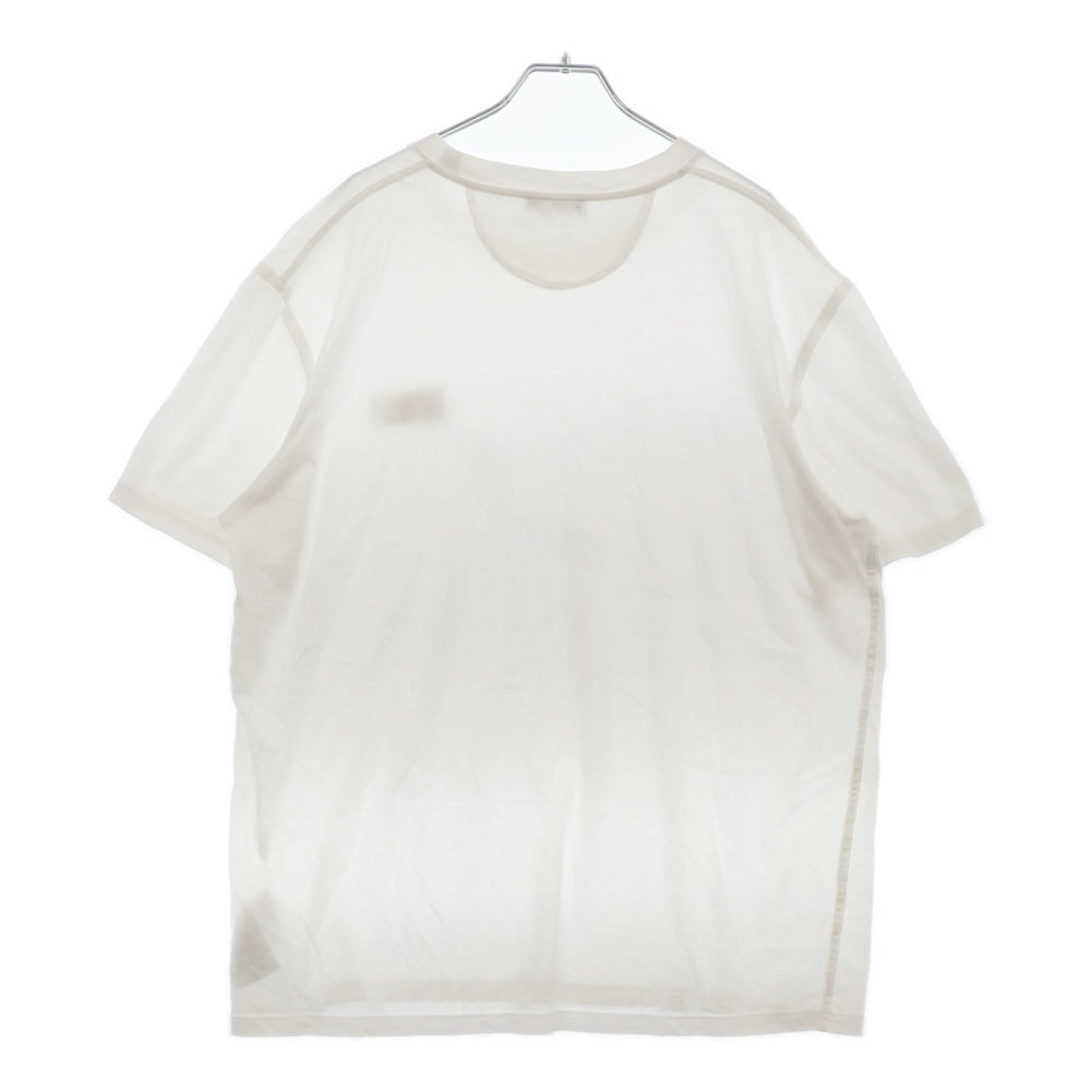 VALENTINO(ヴァレンチノ) ラバーロゴワッペン付 クルーネック 半袖Tシャツ ホワイト VV3MG08G6LC