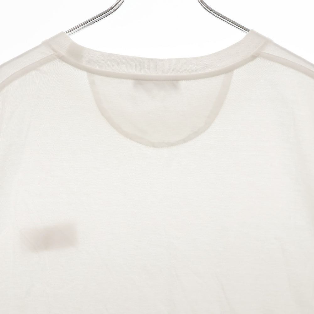 VALENTINO(ヴァレンチノ) ラバーロゴワッペン付 クルーネック 半袖Tシャツ ホワイト VV3MG08G6LC