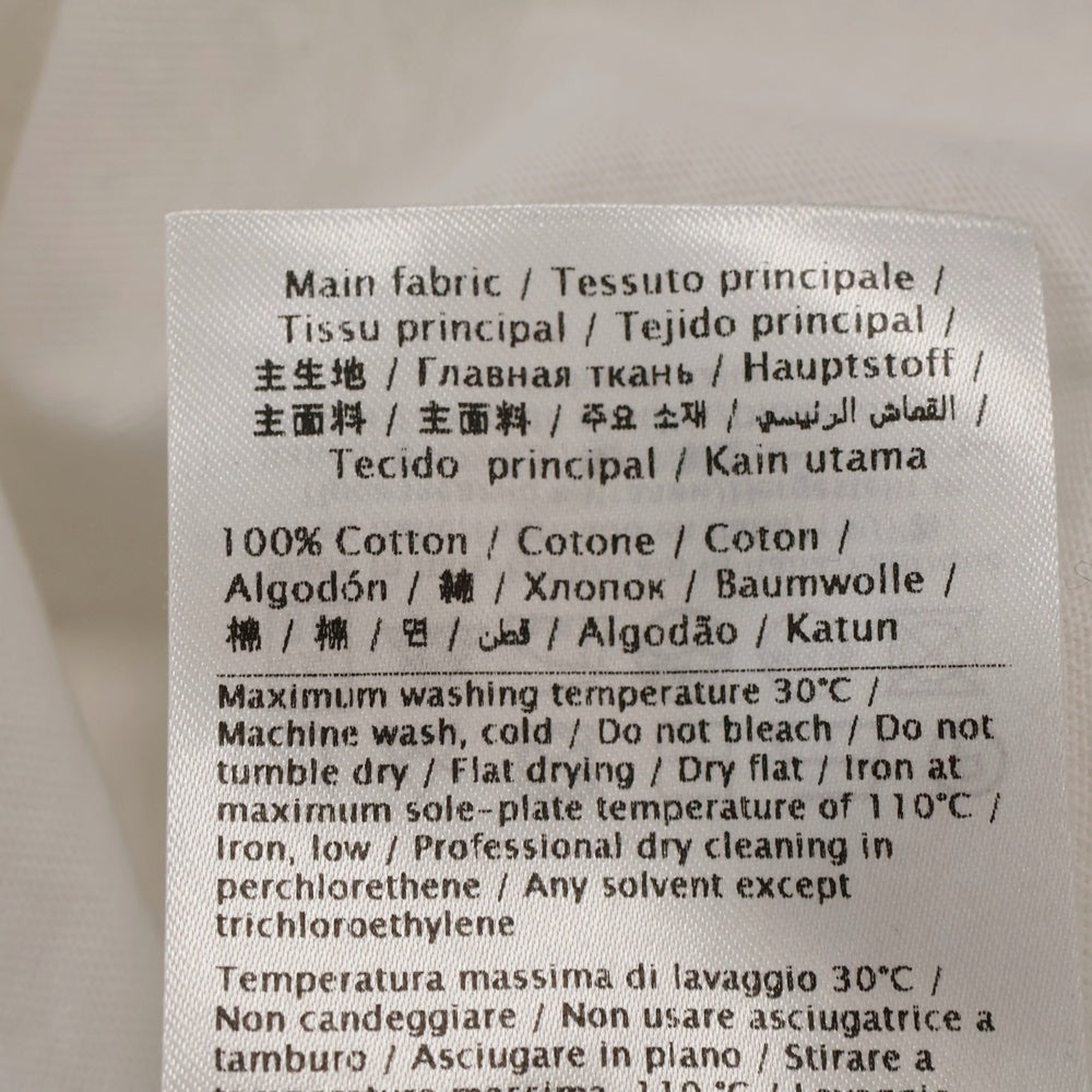 VALENTINO(ヴァレンチノ) ラバーロゴワッペン付 クルーネック 半袖Tシャツ ホワイト VV3MG08G6LC
