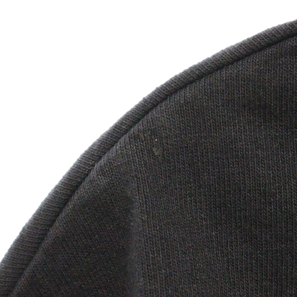 cvtvlist(カタリスト) フロントロゴワッペン付 クルーネック 半袖Tシャツ ブラック
