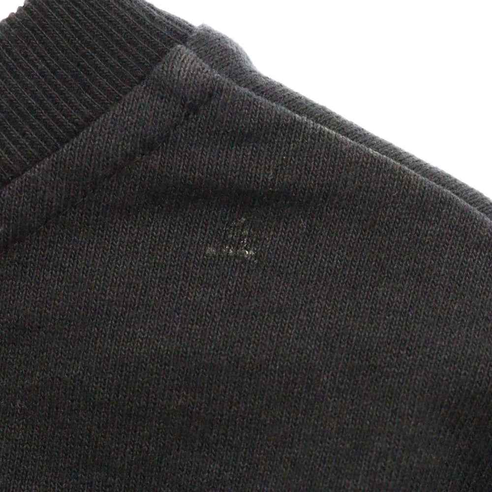 cvtvlist(カタリスト) フロントロゴワッペン付 クルーネック 半袖Tシャツ ブラック