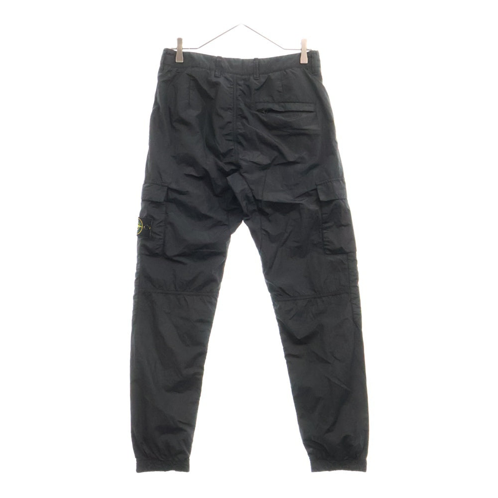 STONE ISLAND(ストーンアイランド) 20SS NYLON METAL PANTS 721532029 ナイロンカーゴパンツ ブラック