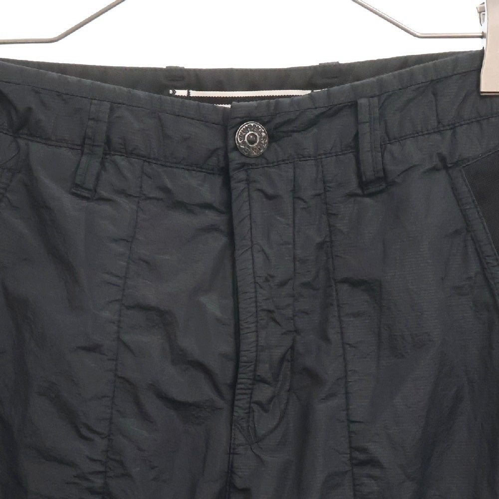 STONE ISLAND(ストーンアイランド) 20SS NYLON METAL PANTS 721532029 ナイロンカーゴパンツ ブラック