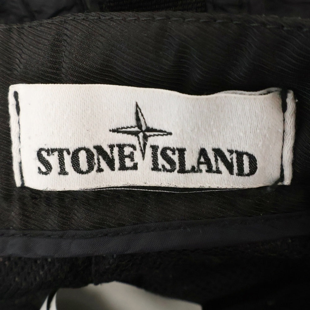 STONE ISLAND(ストーンアイランド) 20SS NYLON METAL PANTS 721532029 ナイロンカーゴパンツ ブラック