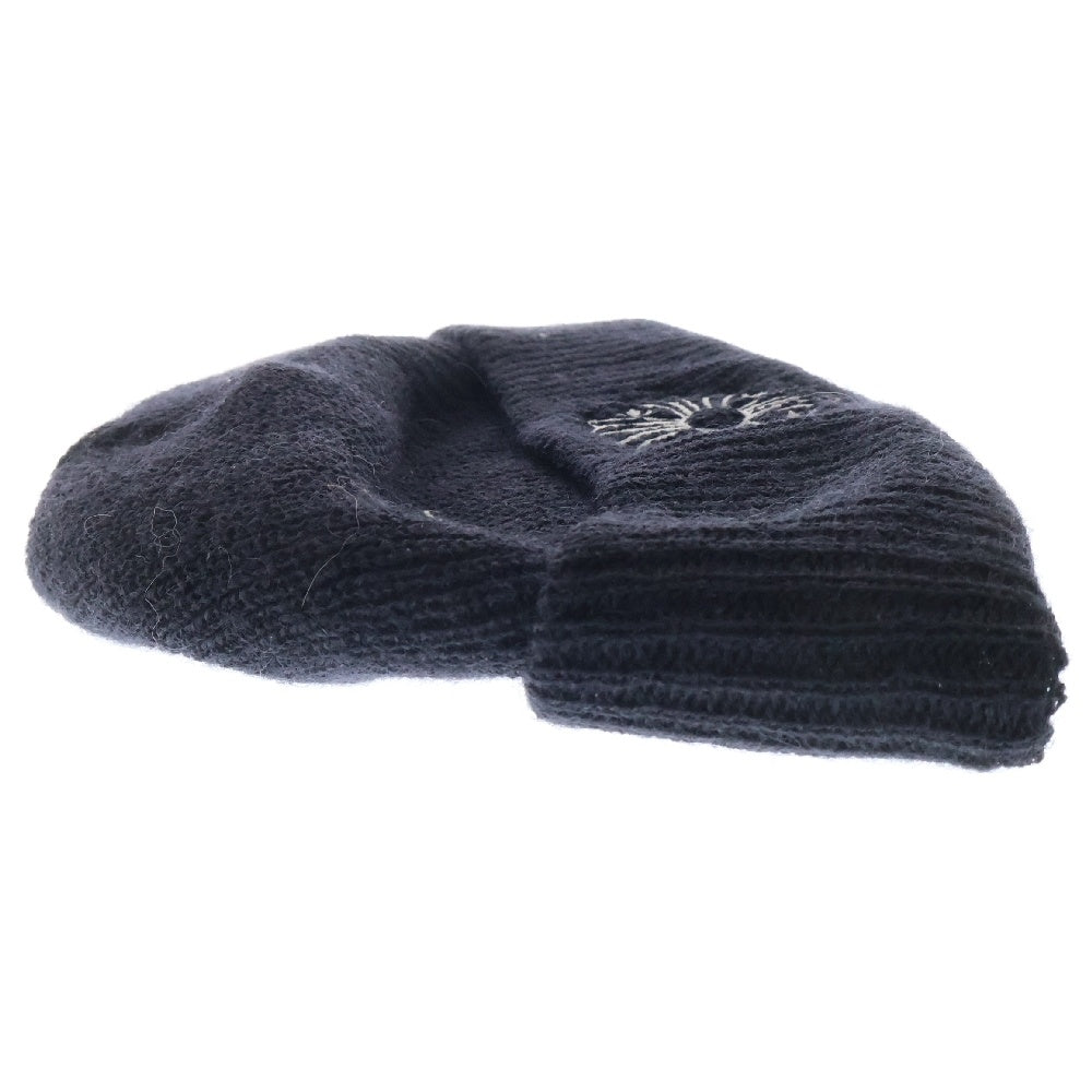 CHROME HEARTS(クロムハーツ) WOOL WATCH CAP ウールワッチキャップ CHプラス刺繍ビーニー 帽子 ブラック
