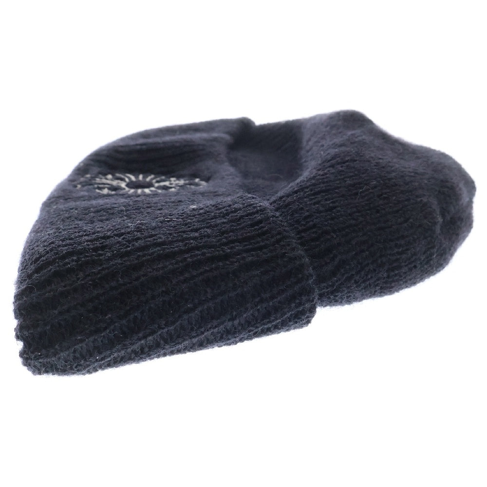 CHROME HEARTS(クロムハーツ) WOOL WATCH CAP ウールワッチキャップ CHプラス刺繍ビーニー 帽子 ブラック