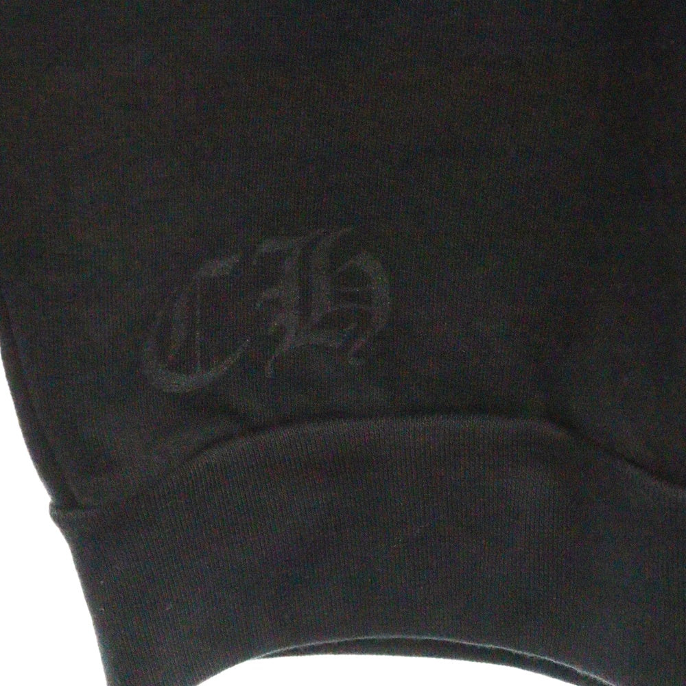 CHROME HEARTS(クロムハーツ) Horseshoe L/S Sweatshirt ホースシュープリント 袖フローラル スウェット ブラック
