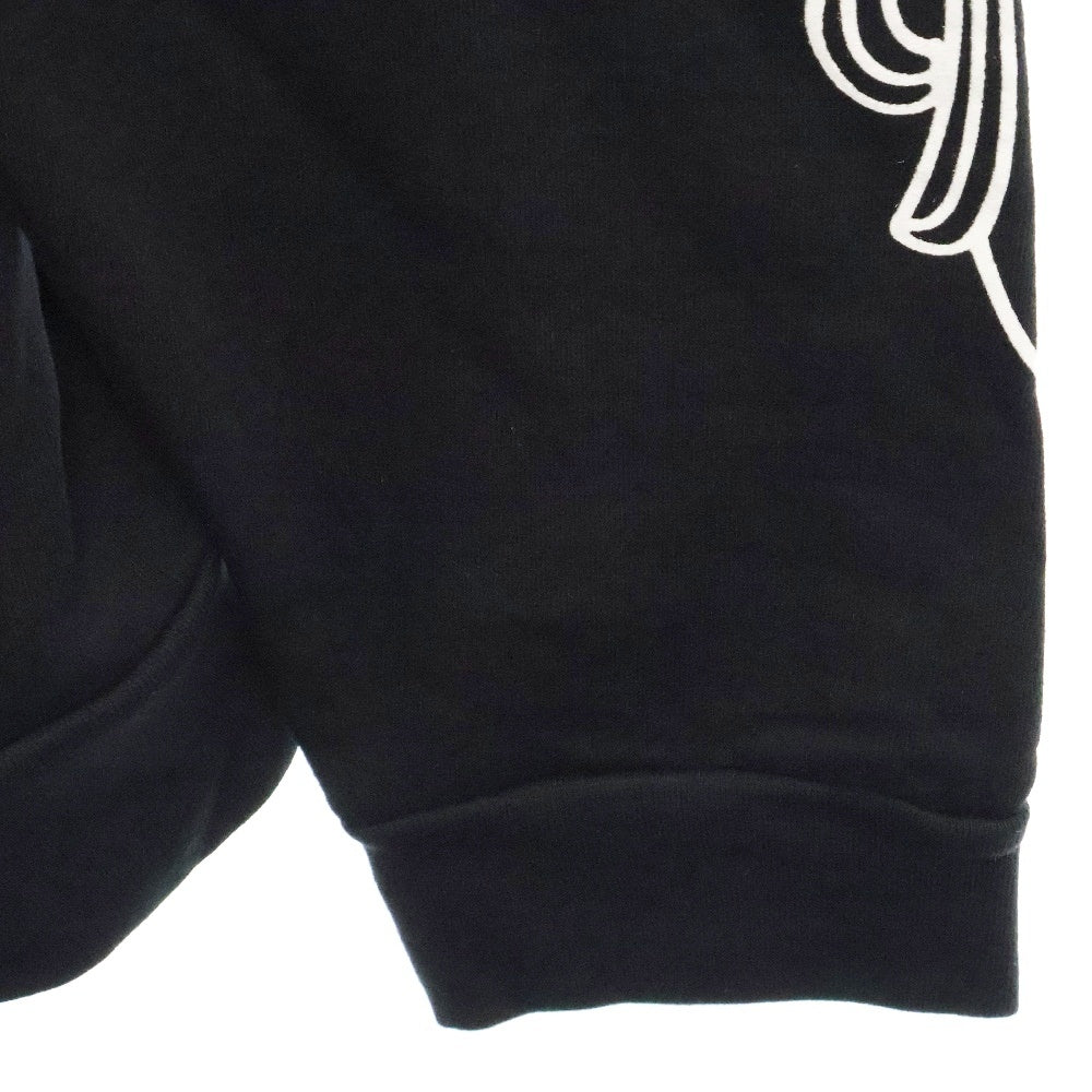 CHROME HEARTS(クロムハーツ) Horseshoe L/S Sweatshirt ホースシュープリント 袖フローラル スウェット ブラック