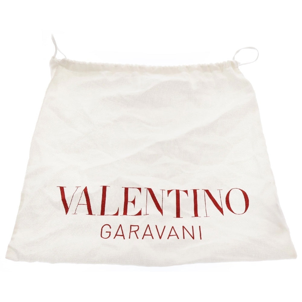 VALENTINO(ヴァレンチノ) フロントロゴ ショルダーバッグ 2WAYバッグ ブラック