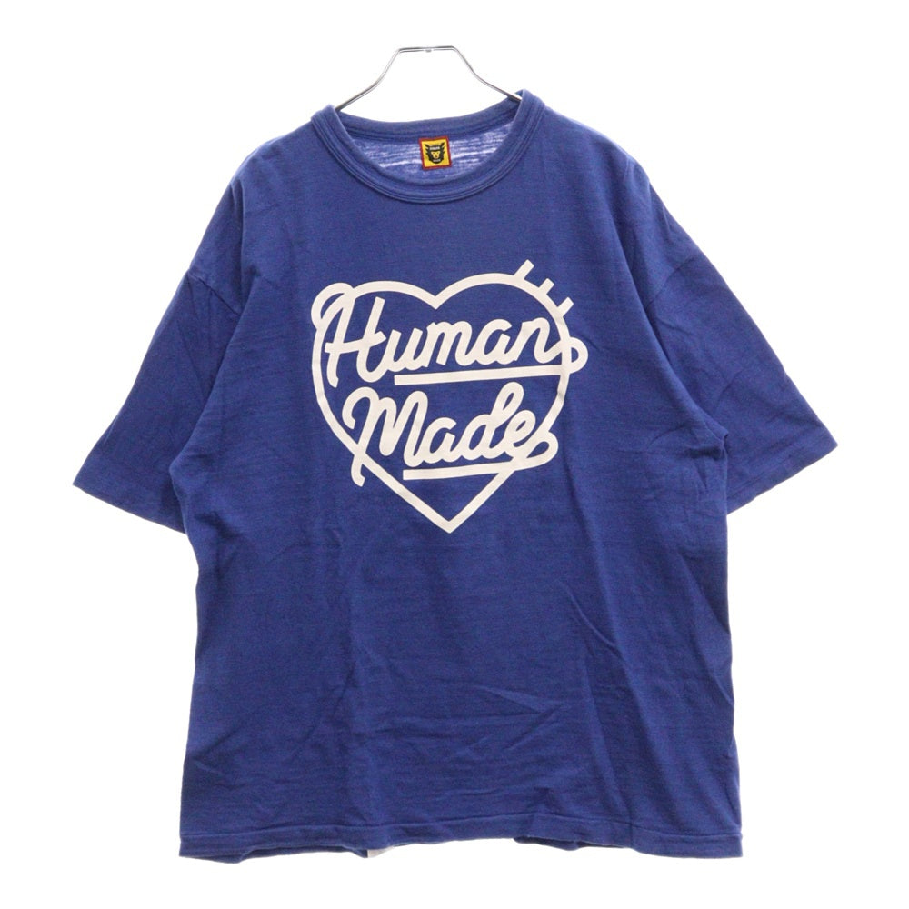 HUMAN MADE(ヒューマンメイド) 23SS Heart T-shir ハート 半袖Tシャツ カットソー ブルー