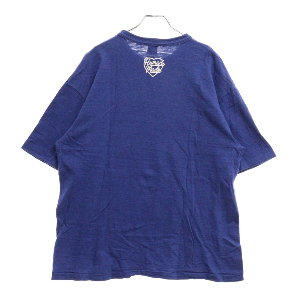 HUMAN MADE(ヒューマンメイド) 23SS Heart T-shir ハート 半袖Tシャツ カットソー ブルー