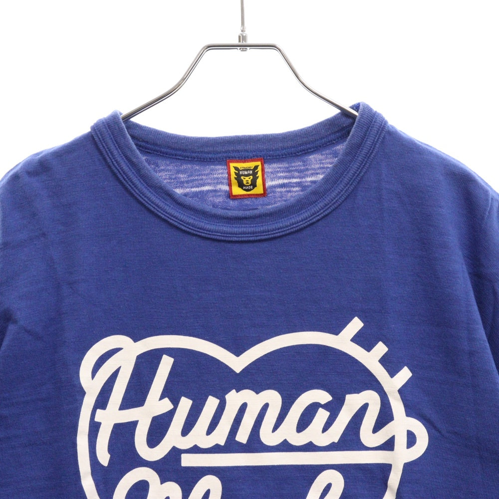 HUMAN MADE(ヒューマンメイド) 23SS Heart T-shir ハート 半袖Tシャツ カットソー ブルー