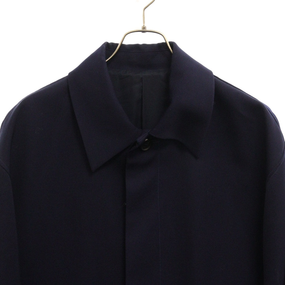 Name.(ネーム) オフスケール ウール オーバーコート ネイビー NMCO-19AW-001