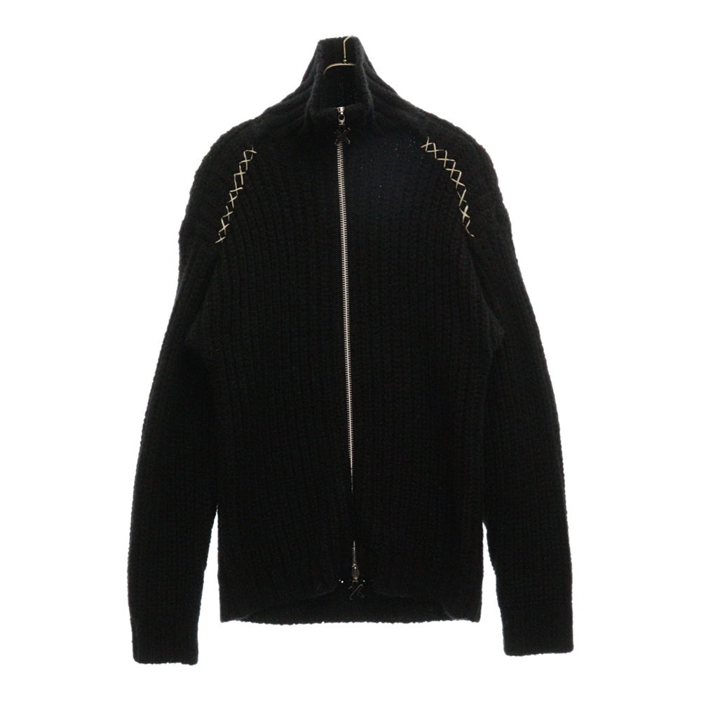 kudos(クードス) XXX CARDIGAN ジップアップカーディガン ブラック KK21YY01