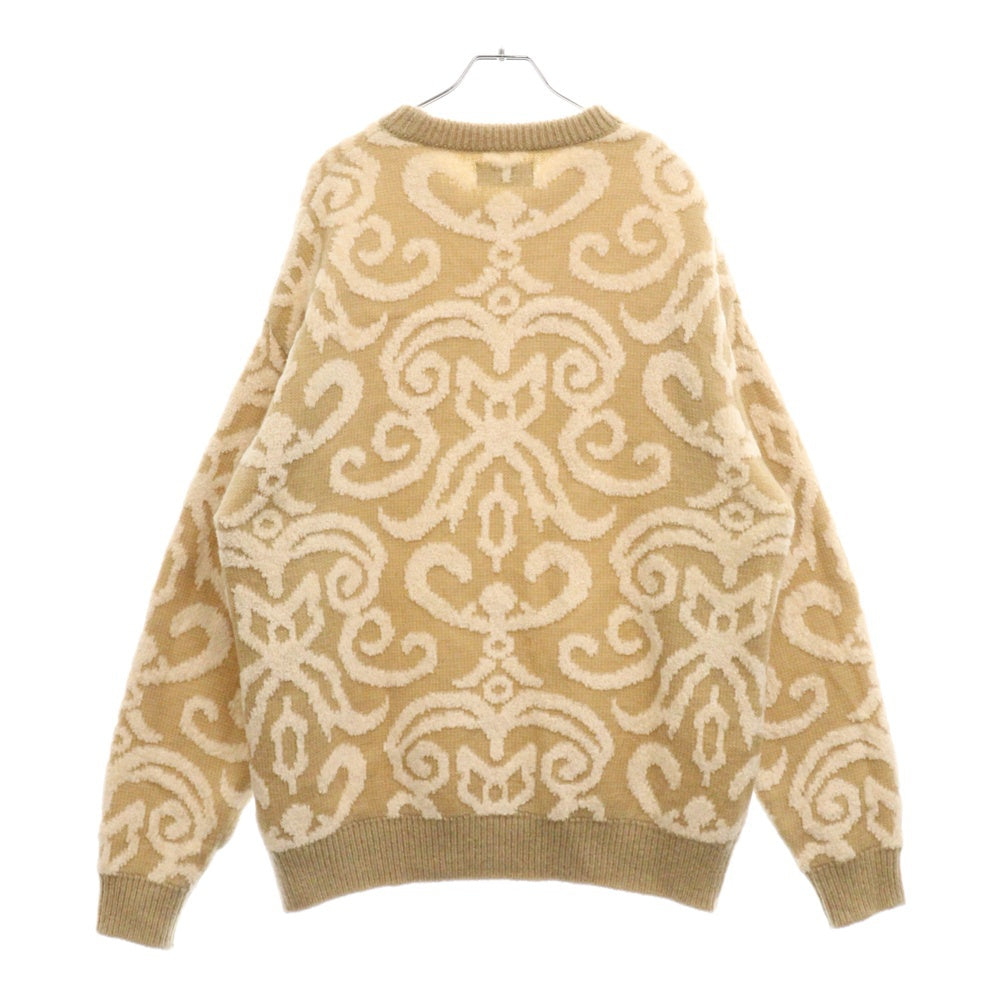 TAUPE(トープ) 22AW バロックモチーフ モヘア クルーネック ニット ベージュ TPM22307003