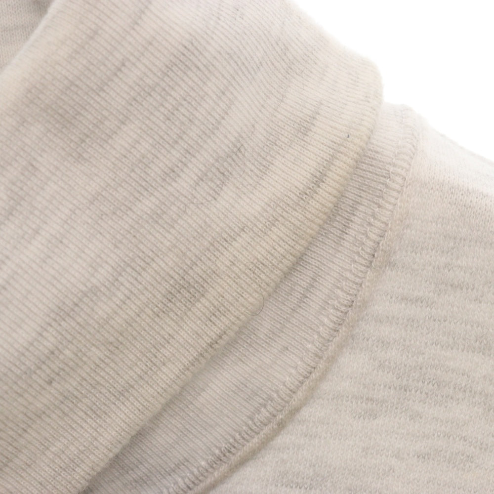 ENNOY(エンノイ) 24AW Electric Logo Turtleneck ロゴ刺繍 タートルネック スウェット グレー AW24BRENCT05NTL