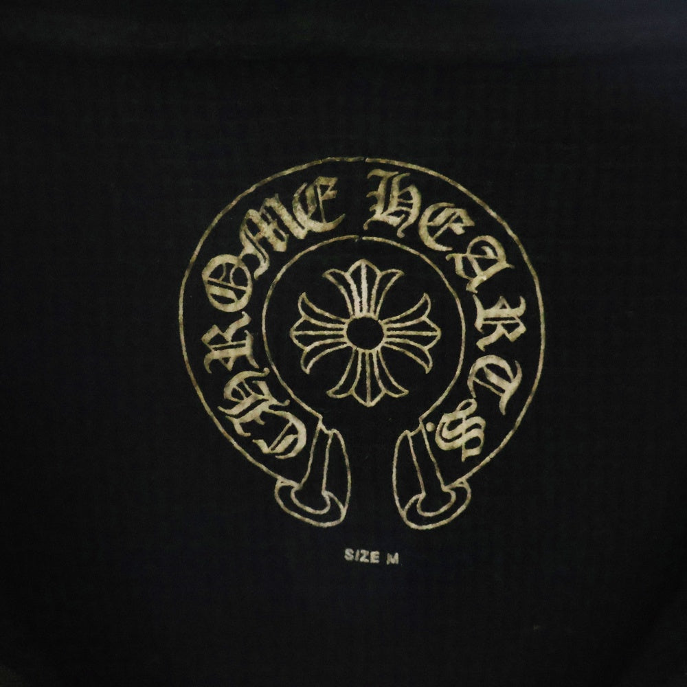 CHROME HEARTS(クロムハーツ) FOTI MAHALIA OLD オールド 裏地サーマル フォティ マハリア プリント ダガージップ ジップアップパーカー ブラック