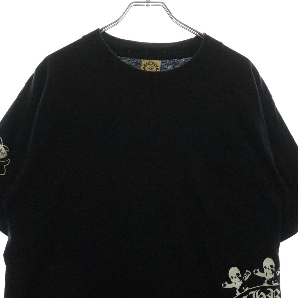 CHROME HEARTS(クロムハーツ) OLD FOTI HARRIS TEETER オールド フォティ ハリスティーター Tバー プリント半袖Tシャツ クルーネックカットソー ブラック