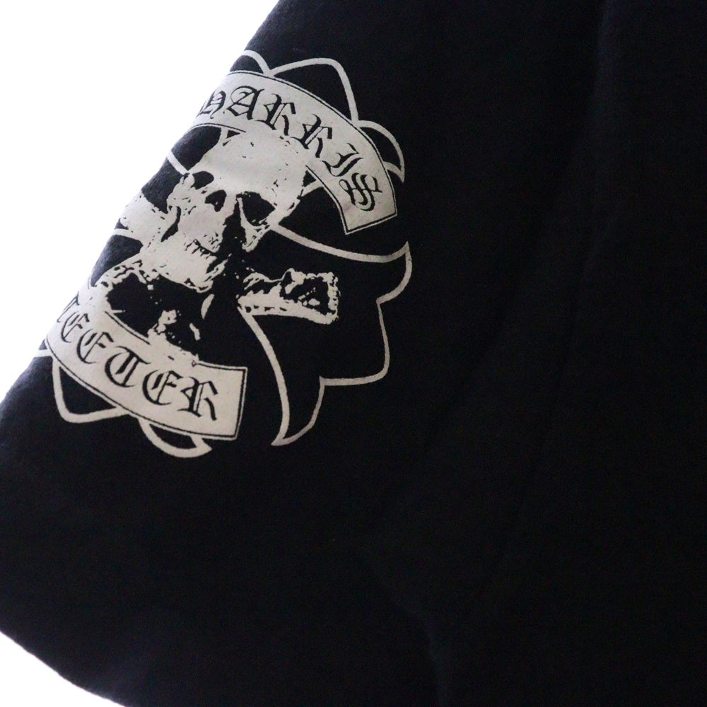 CHROME HEARTS(クロムハーツ) OLD FOTI HARRIS TEETER オールド フォティ ハリスティーター Tバー プリント半袖Tシャツ クルーネックカットソー ブラック