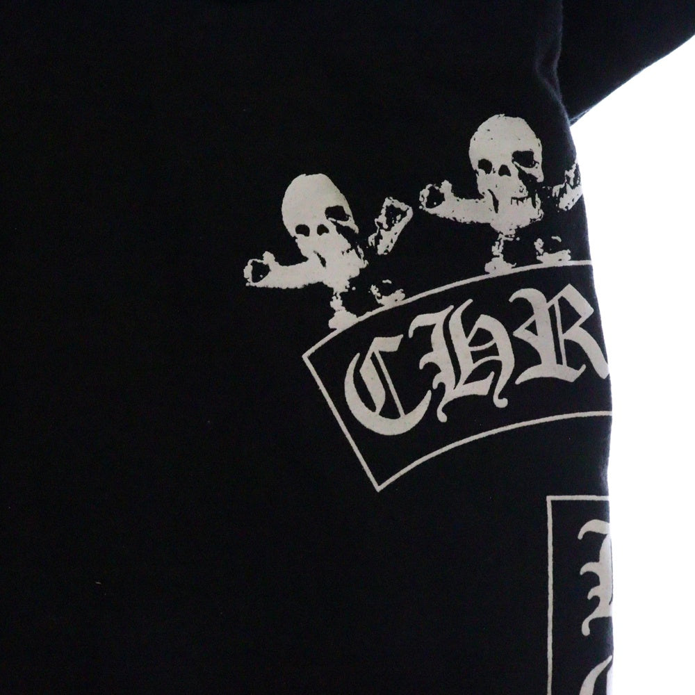 CHROME HEARTS(クロムハーツ) OLD FOTI HARRIS TEETER オールド フォティ ハリスティーター Tバー プリント半袖Tシャツ クルーネックカットソー ブラック