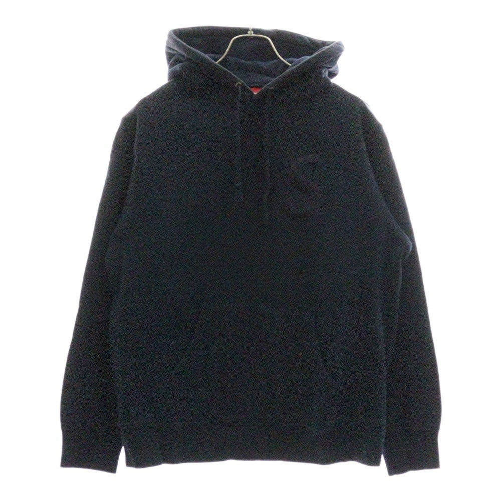 SUPREME(シュプリーム) 17AW Overdyed S Logo Hooded Sweatshirt オーバーダイ Sロゴ プルオーバーパーカー ネイビー