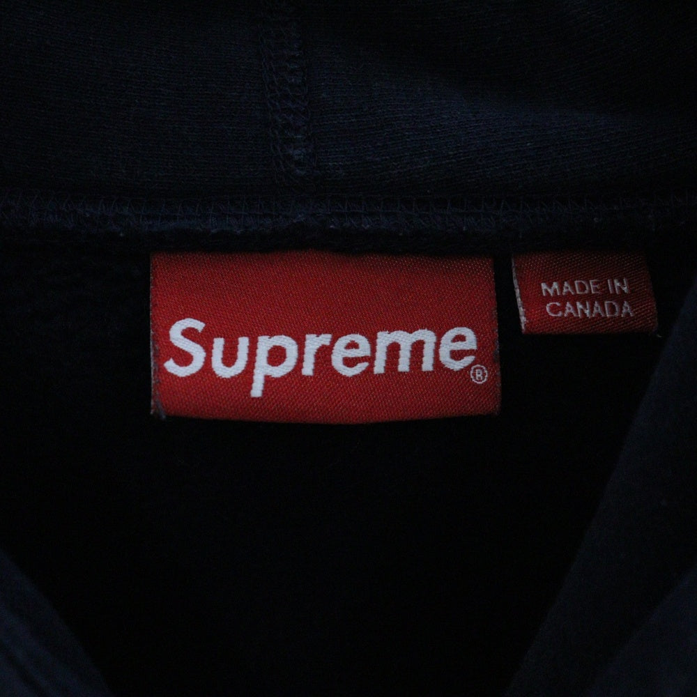 SUPREME(シュプリーム) 17AW Overdyed S Logo Hooded Sweatshirt オーバーダイ Sロゴ プルオーバーパーカー ネイビー