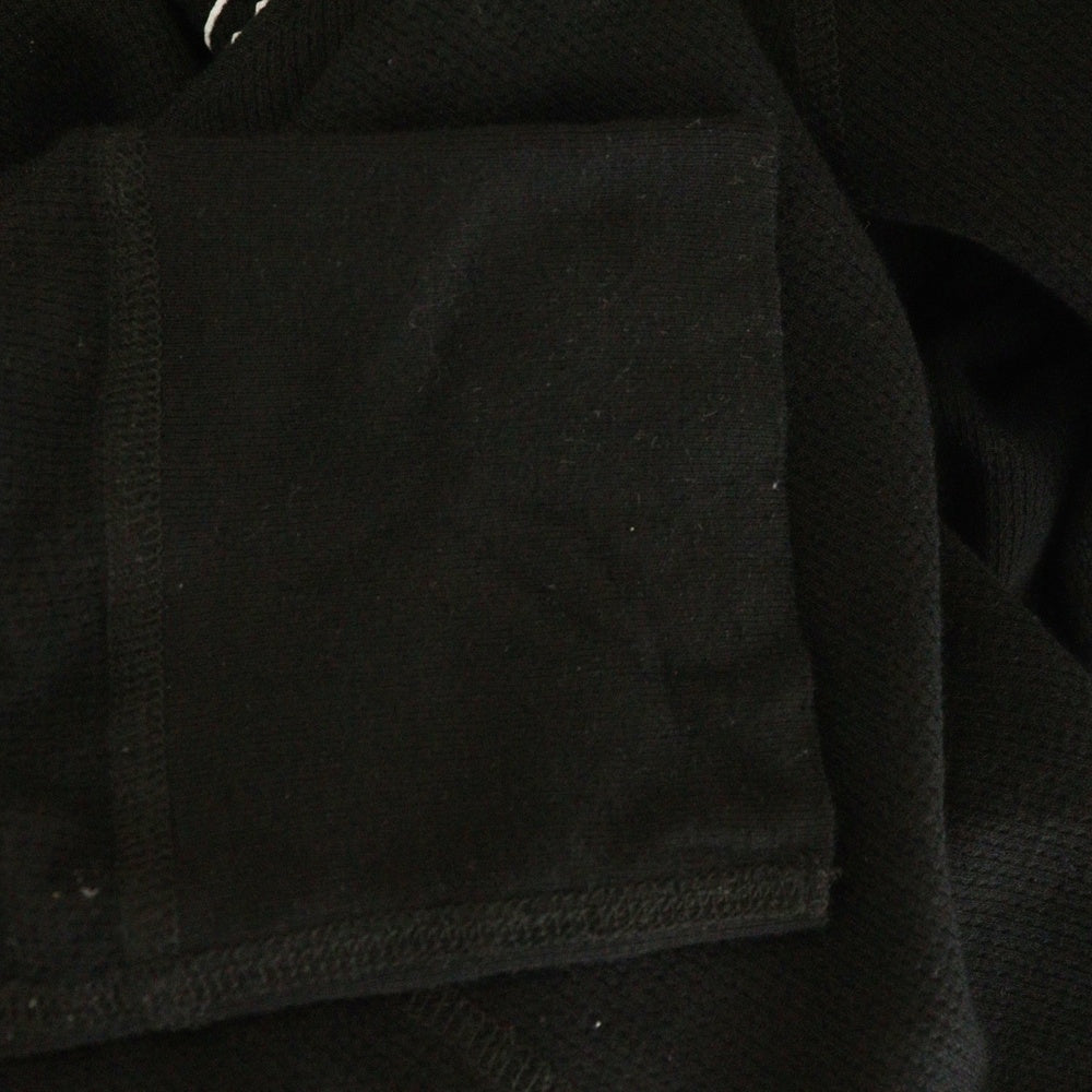 CHROME HEARTS(クロムハーツ) FLRL CRS Horseshoe Thermal L/S TEE フローラルクロス ホースシュー サーマル クルーネック長袖Tシャツカットソー ロングスリーブ ロンT ブラ