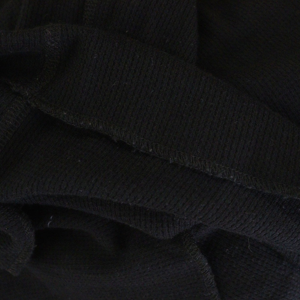 CHROME HEARTS(クロムハーツ) FLRL CRS Horseshoe Thermal L/S TEE フローラルクロス ホースシュー サーマル クルーネック長袖Tシャツカットソー ロングスリーブ ロンT ブラ