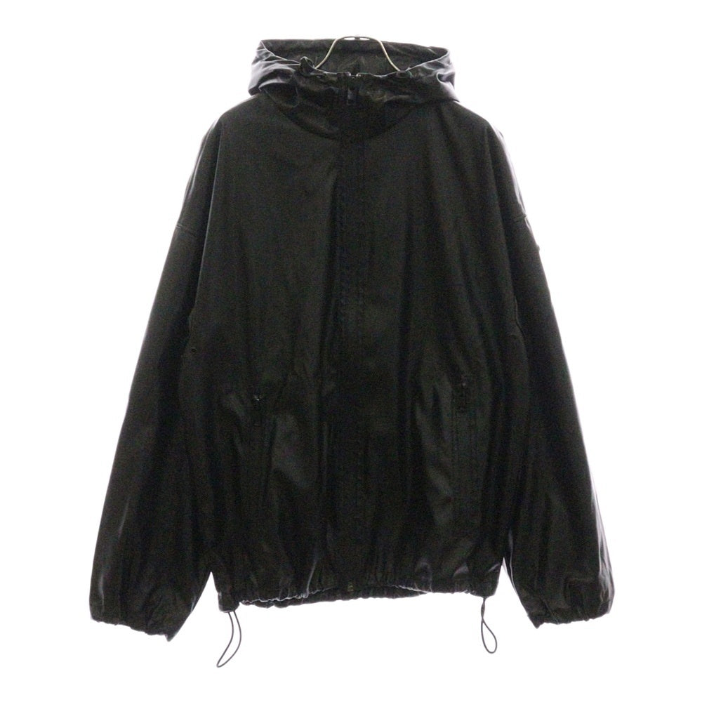 DIESEL(ディーゼル) 24SS MICC JACKET ミック ジップアップ フェイクレザージャケット ブラック A12599