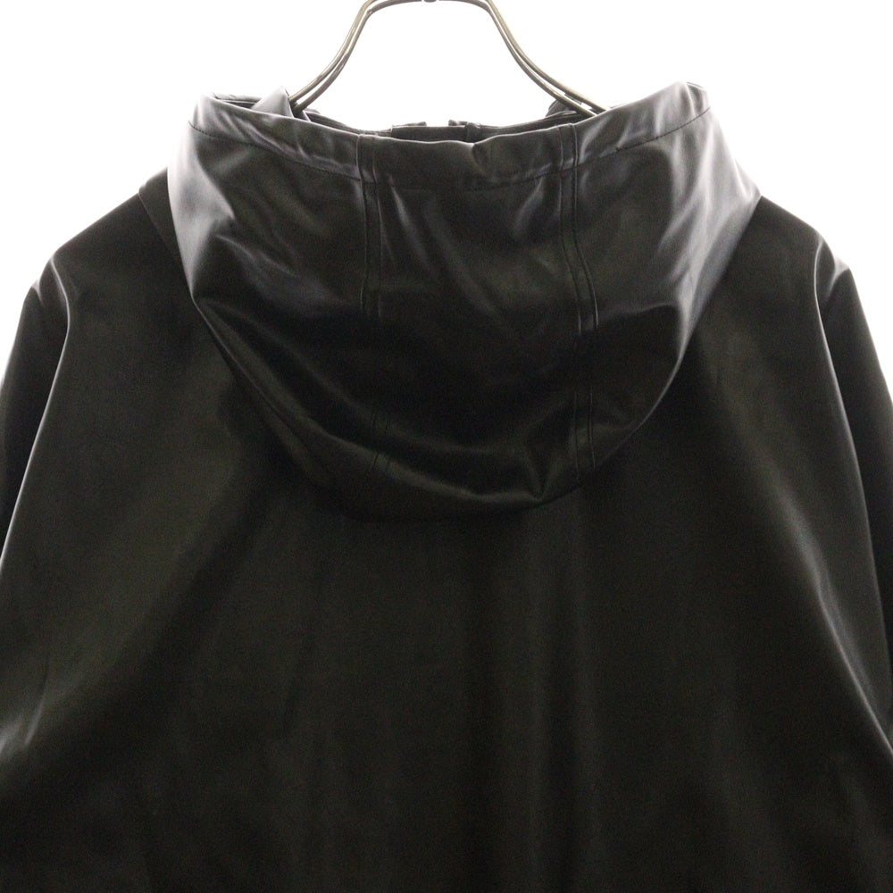DIESEL(ディーゼル) 24SS MICC JACKET ミック ジップアップ フェイクレザージャケット ブラック A12599