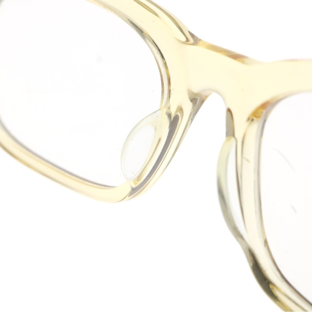 CHROME HEARTS(クロムハーツ) GITTIN ANY A BSフレアテンプルウェリントンメガネ アイウェア イエロー