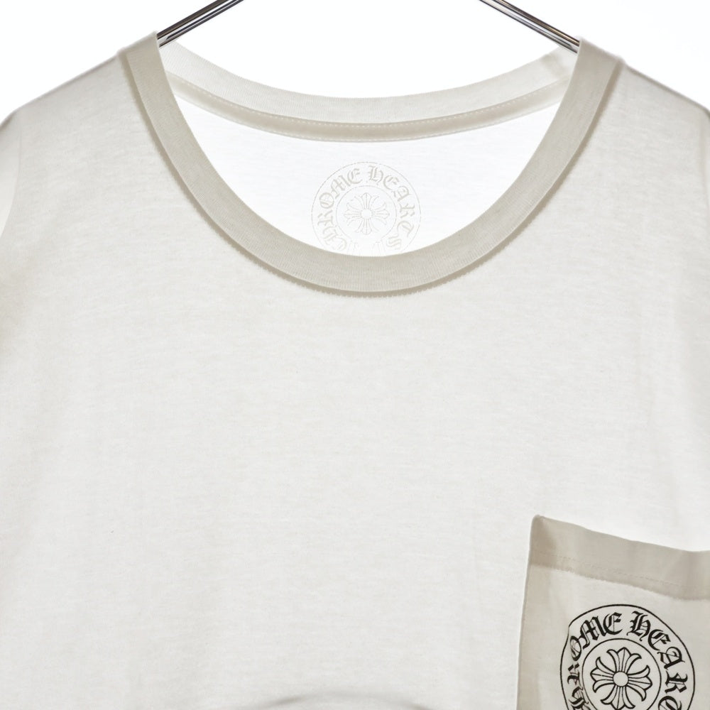 CHROME HEARTS(クロムハーツ) HONOLULU限定 TEE ホースシュー プリント クルーネック 半袖Tシャツ ホワイト