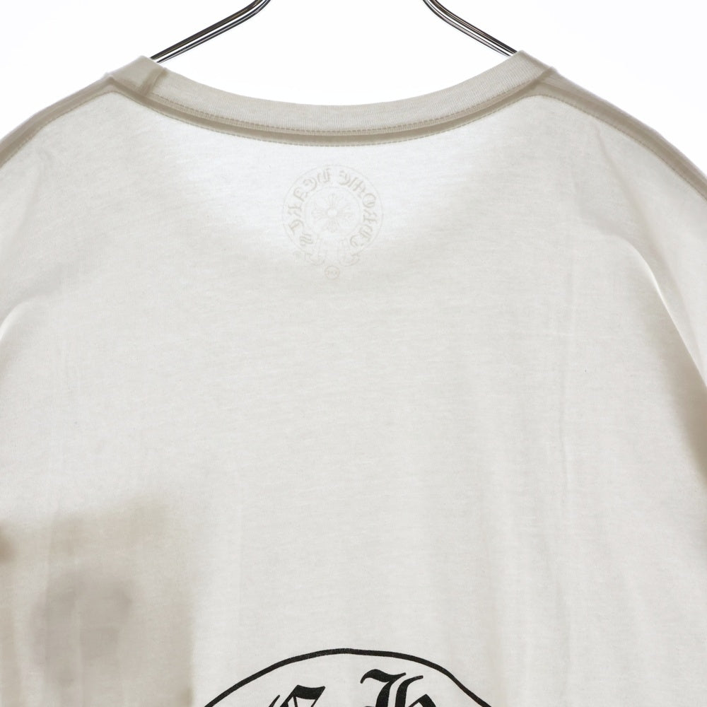 CHROME HEARTS(クロムハーツ) HONOLULU限定 TEE ホースシュー プリント クルーネック 半袖Tシャツ ホワイト